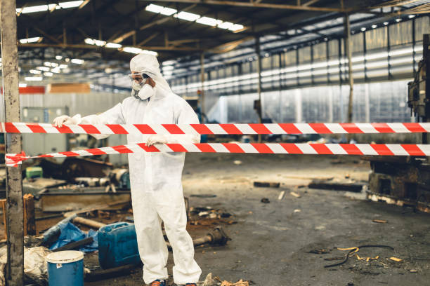 Professional Drug Lab Cleanup technician working in Glendale, CA